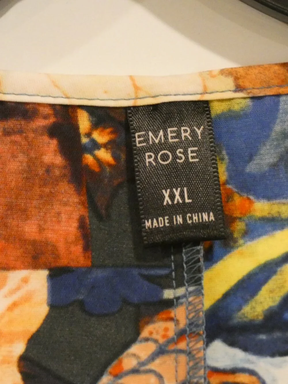 NWOT EMERY ROSE Vibrant Floral Dolman Sleeve Knee-Length Dress Size XXL - Picture 5 of 9